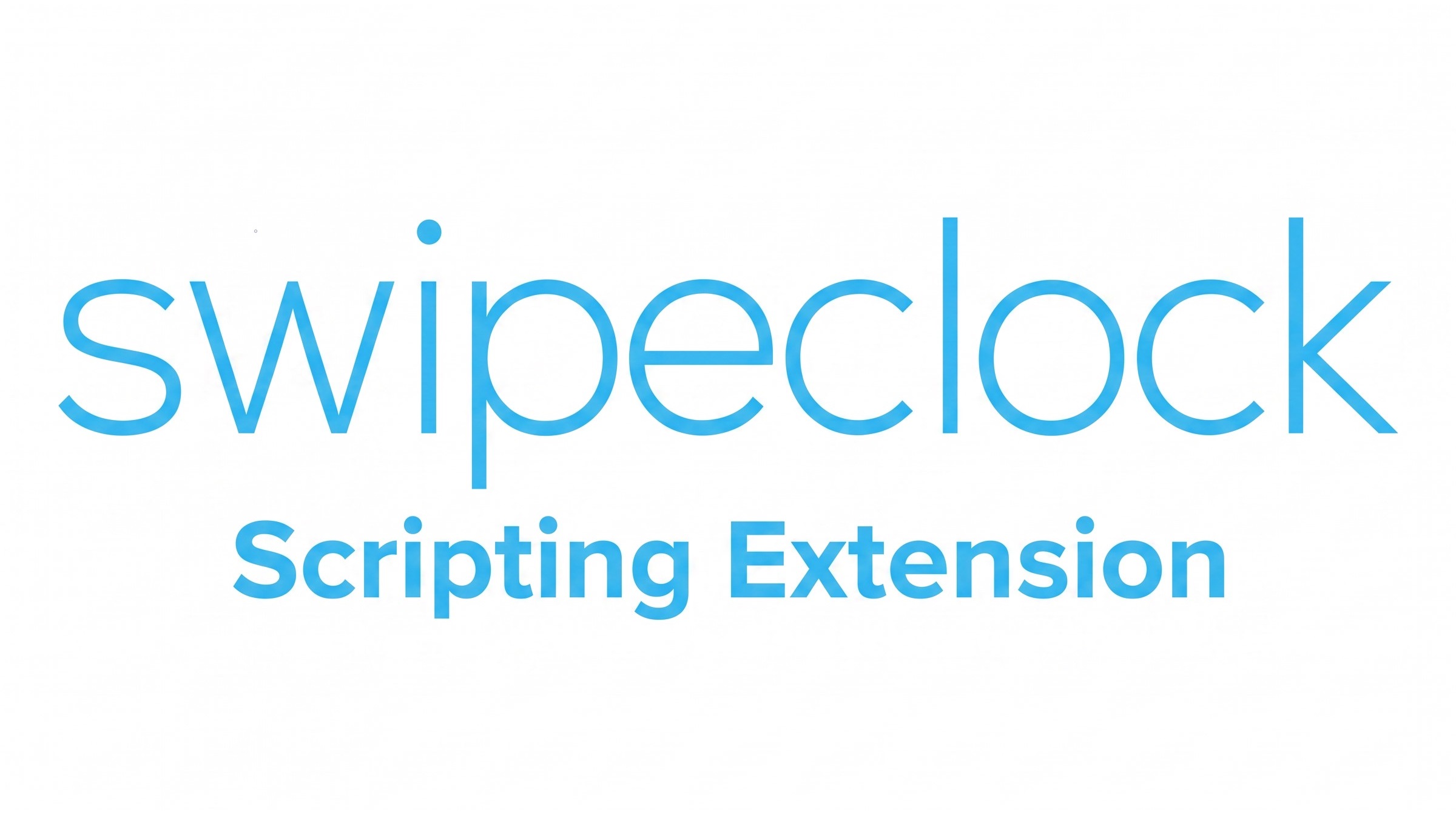 Swipeclock Scripting Extension